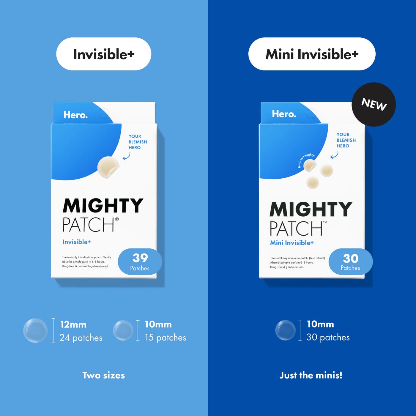 Mighty PatchTM Mini Invisible+